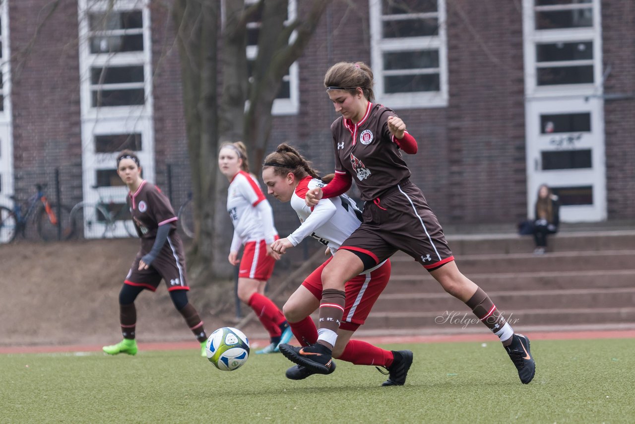 Bild 378 - B-Juniorinnen Walddoerfer - St.Pauli : Ergebnis: 4:1